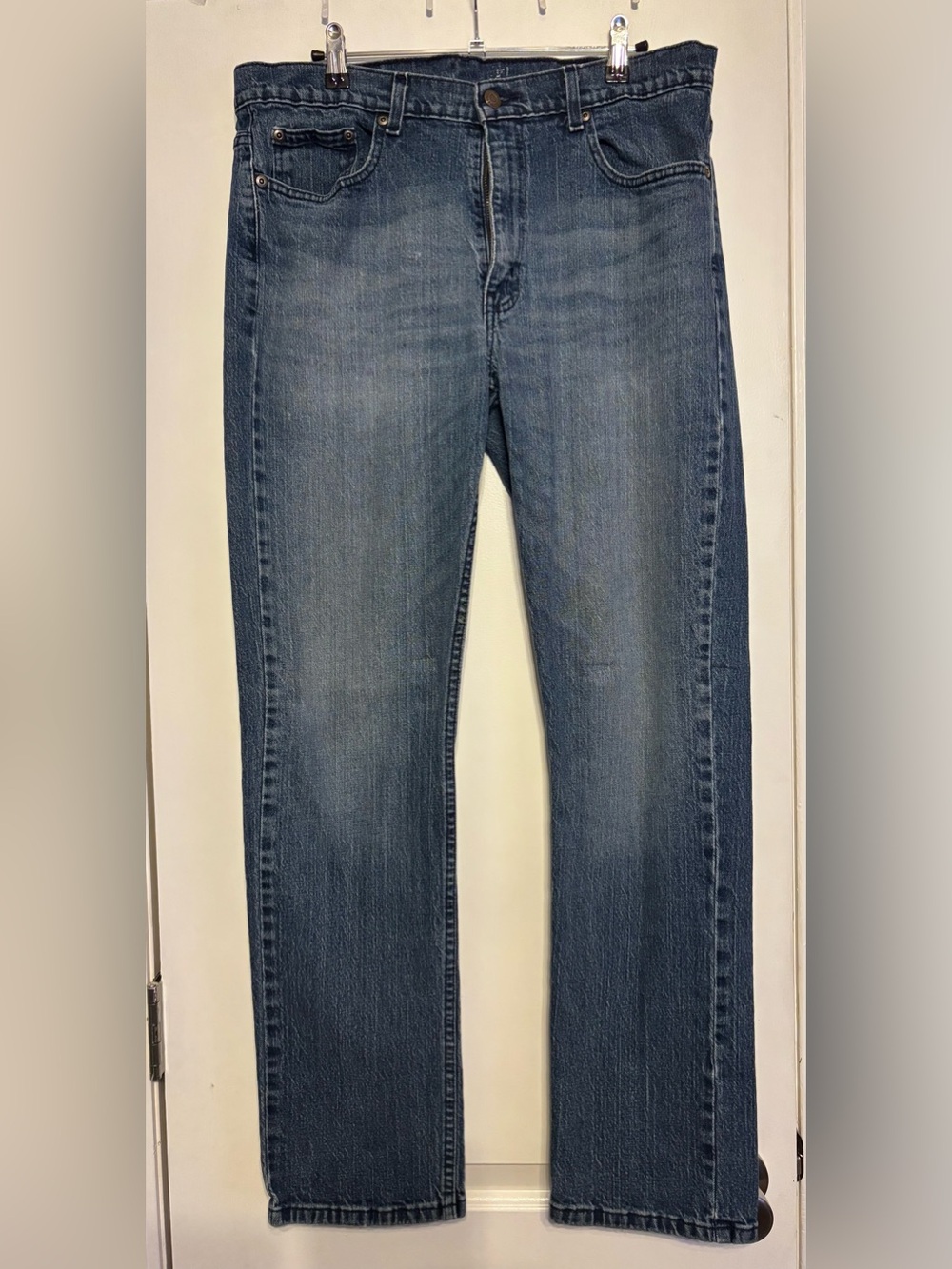 Classic Blue Men’s Straight-Leg Jeans